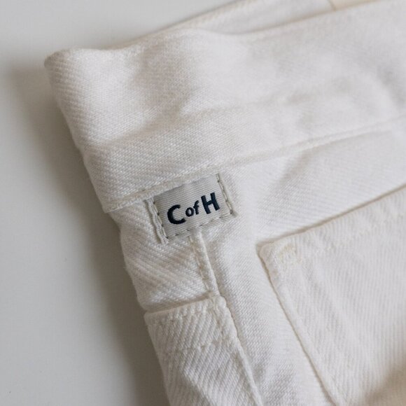 Citizen Of Humanity Camilla Frayed Hem Denim Shorts High Rise Starlight White - Picture 10 of 15